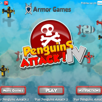 Gioco Penguin's attack attacco dei pinguini 4