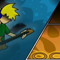 Gioco di musica stile Guitar Hero Coolio beat 2