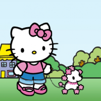 Gioco del solitario di carte Hello Kitty Freecell