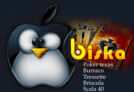 Il burraco e il poker texas hold'em per Apple Mac e Linux.