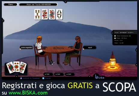 Gioca a scopa online gratis